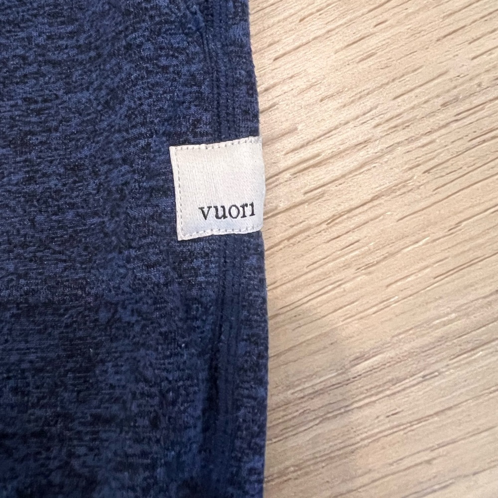 Vuori Deep Blue Joggers with White Tag - Picture 2 of 3